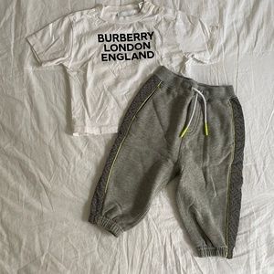 BURBERRY 2T T-shirt and Sweatpants